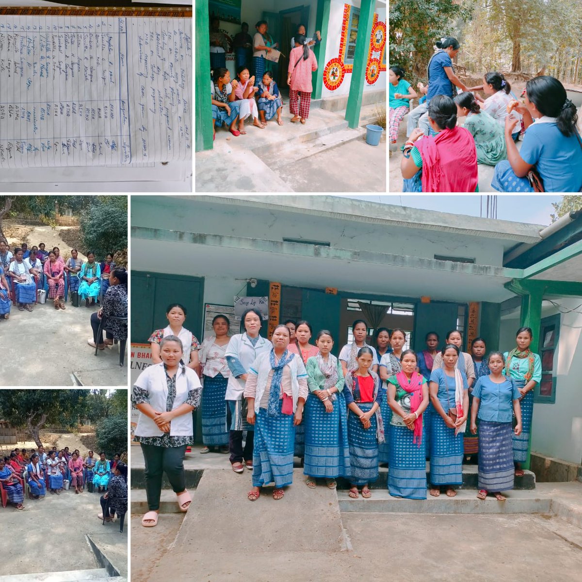 Murchapani HWC Sub-Center #SouthWestGaroHills had a review meeting cum JAS meeting.
#CommunityActionForHealth #ActiveParticipation #HealthyMeghalaya #HealthForAll  #MeghalayaForHealth #HealthyNation #AyushmanBharatHWCs #AB_HealthAndWellnessCentres  @MoHFW_INDIA @AyushmanHWCs