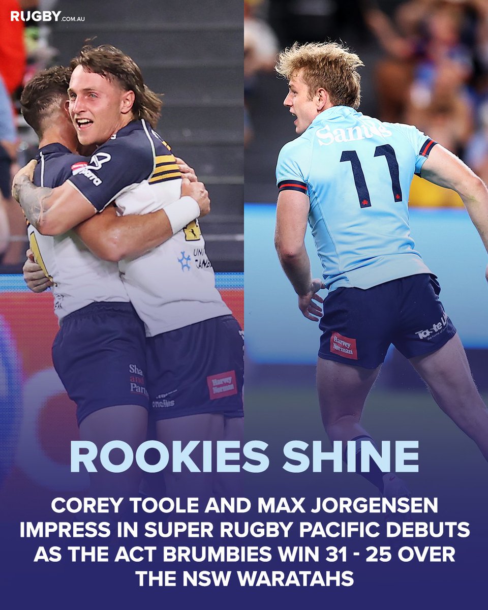 rugbycomau's tweet image. How good were these two tonight 🔥

#SuperRugbyPacific #WARvBRU