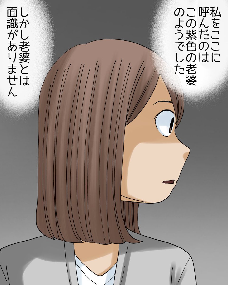 フォロワーさんの体験談【モラハラ夫と紫の老婆⑤】1/3 