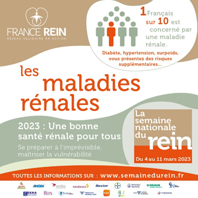 1 dépistage précoce de #maladierénale peut retarder/éviter un traitement de suppléance. A l'occasion de la #SemaineNationaleduRein organisée par <a href="/FranceRein/">France Rein</a>,  plusieurs dépistages grands publics sont organisés dans la Région. Tous les rendez-vous ici : lnkd.in/d2bpjNF