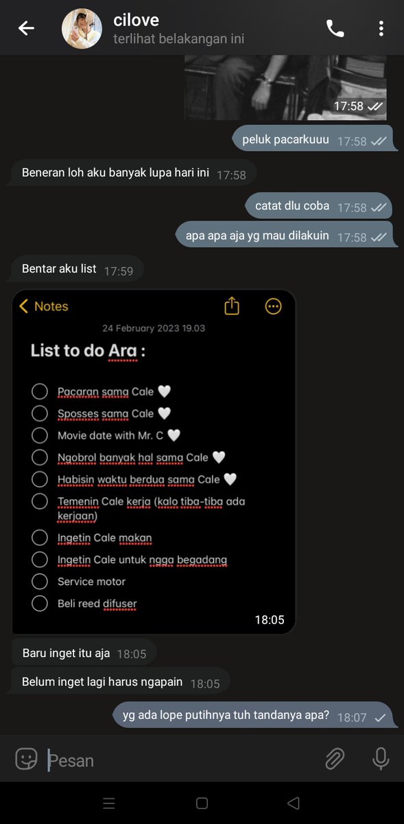 cursskid's tweet photo. disuruh bikin to do list maksudnya buat kerjaan dia malah bucin https://t.co/onmppG0lDr