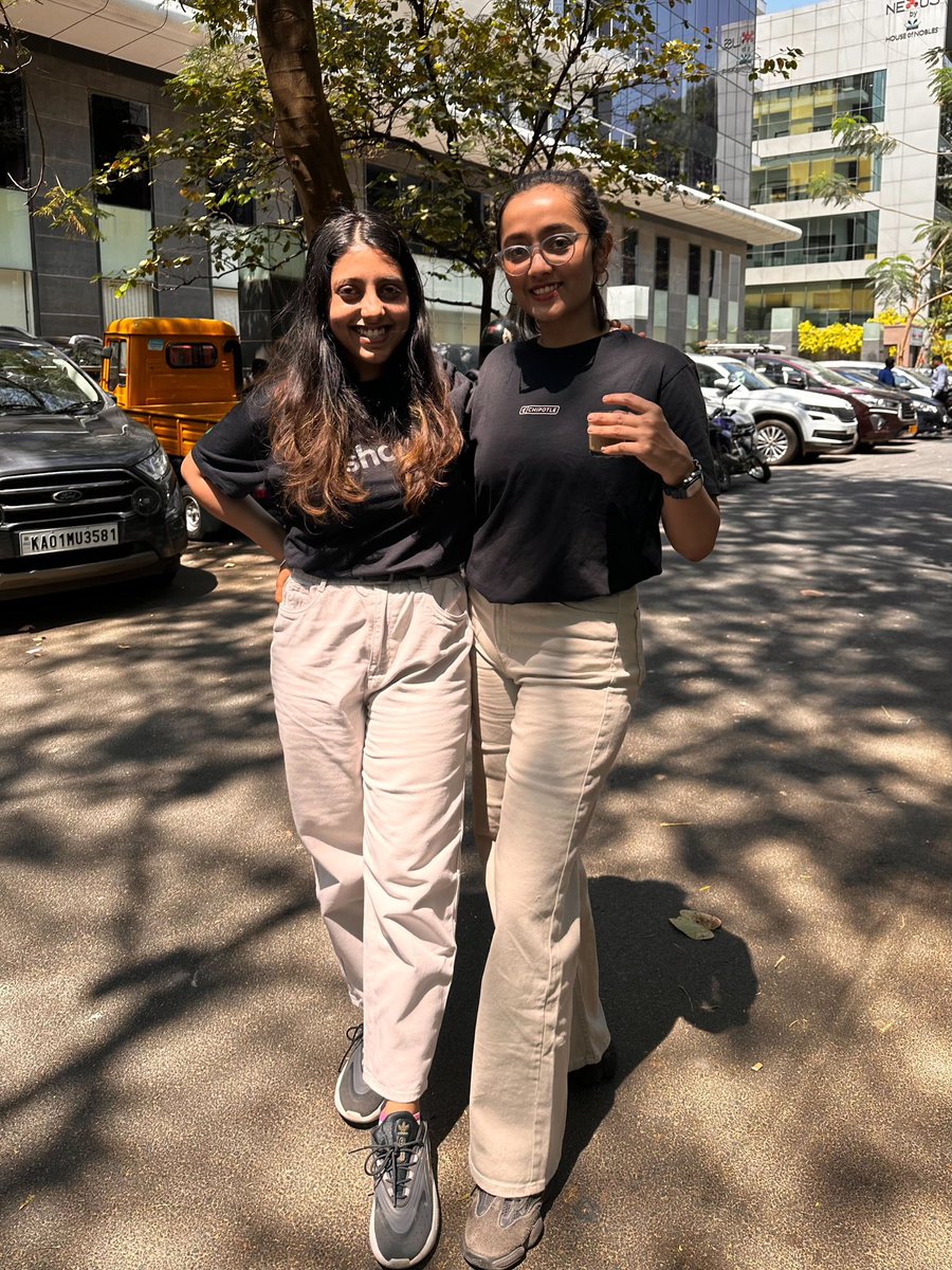 Nothing more exciting than two people walking into the office wearing the same outfit! 👯‍♀️