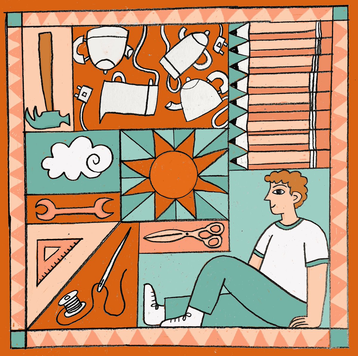 The Second-hand Challenges reports document a series of workshops on how to create more equitable, sustainable, and community-based second-hand economies. Find them here bitly.ws/AHGx, and please share with your networks!
Illustrations <a href="/EfaGBlosseMason/">Efa B-M</a> 
#secondhand