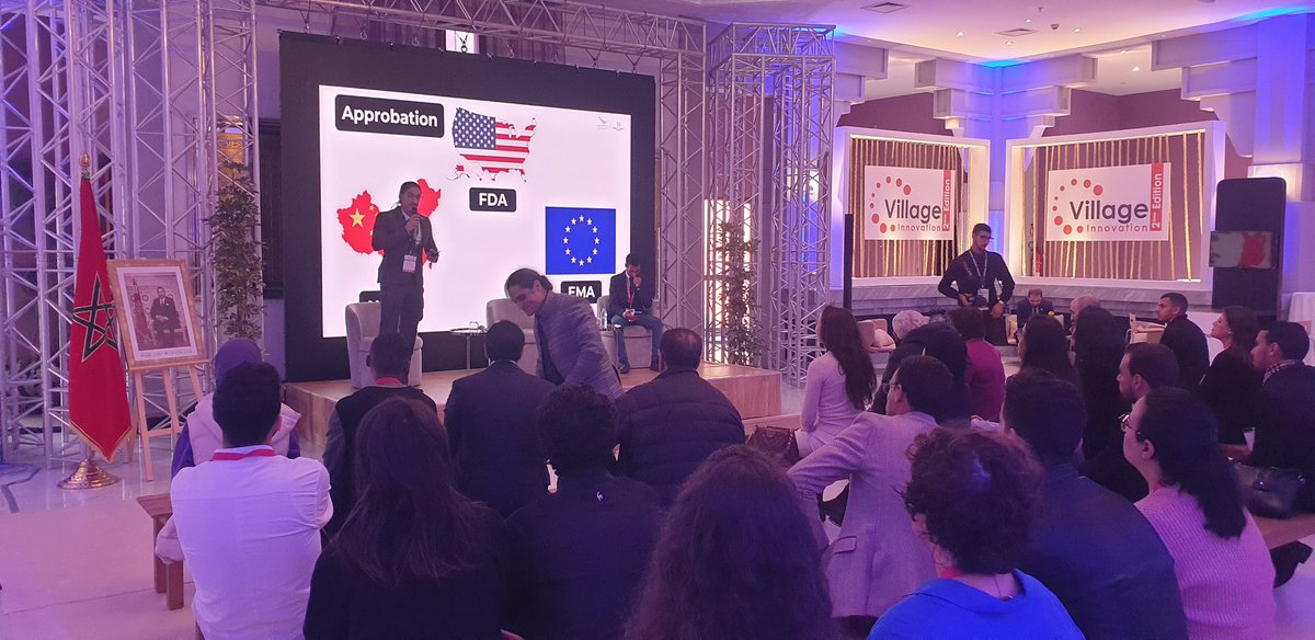 VillageInnov's tweet photo. #VillageInnovation 
L intelligence Artificielle pour la découverte des medicaments 
En partenariat avec la Faculté Des Sciences Médicales de L'université Mohamed VI Polytechnique 
#IA #Fms_Um6p @TariqDaouda #PharmaduFutur #Intelligenceartificielle @UM6P_officiel https://t.co/S2VGMLiy5A