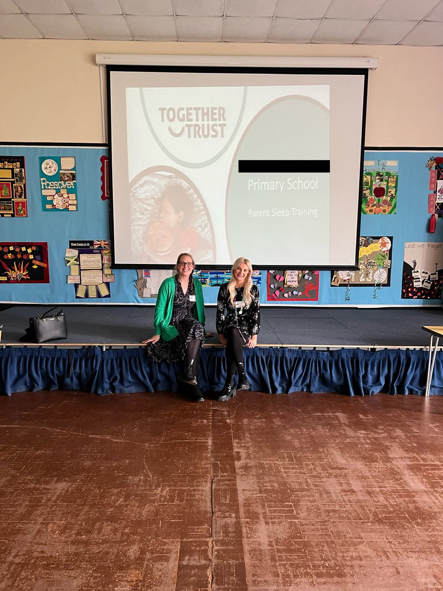 Our Sleep Practitioners Jo and Paige had a great time delivering sleep training to a lovely group of parents at a local school this week! #sleep #sleeptraining #schools