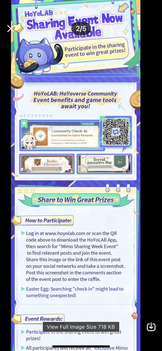 daddyofmacchi's tweet photo. HoYoLAB Mimo Sharing Week Event: Participate in the sharing event to win great prizes! https://t.co/PtcEwkd3h9 

I joined hoyolab to get additional information for the genshin gameplay @GenshinImpact https://t.co/pD9cwlAnNd