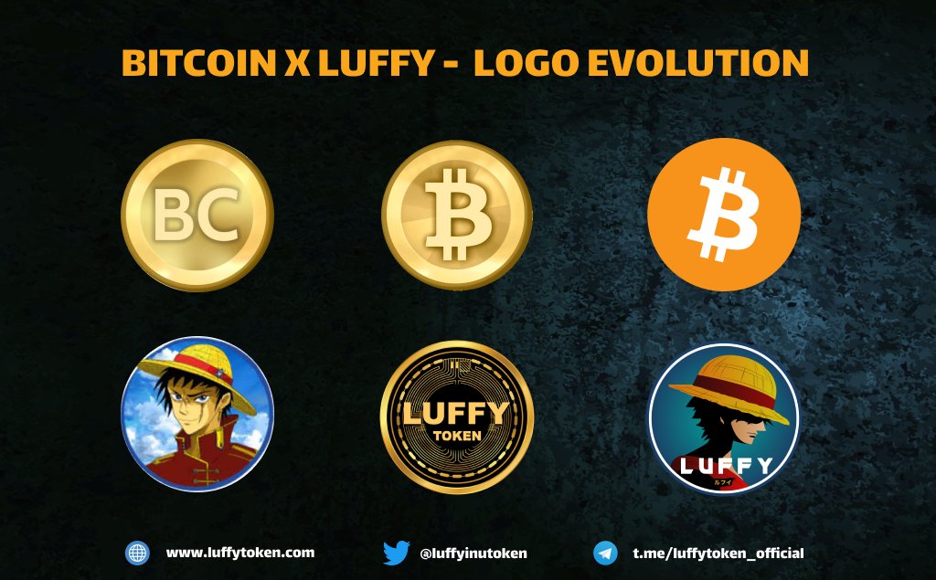 13 yrs ago Satoshi Nakamoto updated the #BTC logo and introduced a '₿' within the gold coin. 

#LuffyToken logo had also updates, to represent the evolution from meme, token to Luffy Coin!

Check out the last 3 #BTC x $LUFFY logo updates!

#Satoshi #Bitcoin #logo #CryptoNews