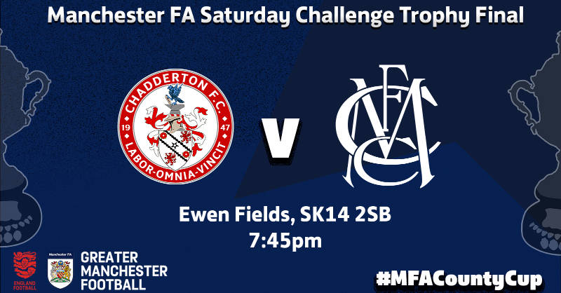 Manchester_FA's tweet photo. ππ§βπ¦ π ππ§πππππ¬! β½π
@ChaddertonFC Reserves take on @mcrcentralfc in our first County Cup Final of 2023 with the chance to lift The Saturday Challenge Trophy! Kick-off is at 7:45pm and can be watched for FREE on our YouTube Channel πΊ
#MFACountyCup | #CHACEN