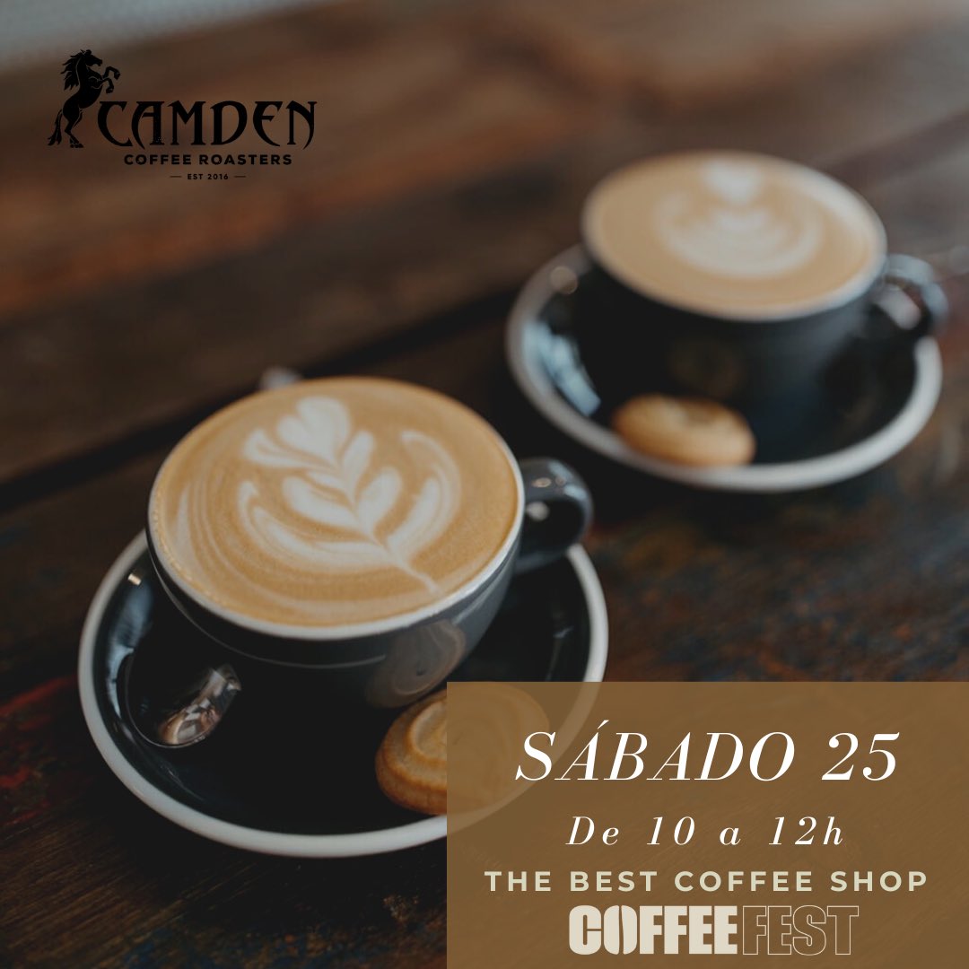 Empieza CoffeeFest Madrid 🥳estaremos en el stand de The Best Coffeeshop mañana de 10 a 12,te esperamos!
#camdencoffeeroasters #coffeefest #madrid #sabado #coffee #cafedeespecialidad #CoffeeLover #solobuencafe #coffeeroaster #latteart #cafemadrid #planazo #findesemana #festival