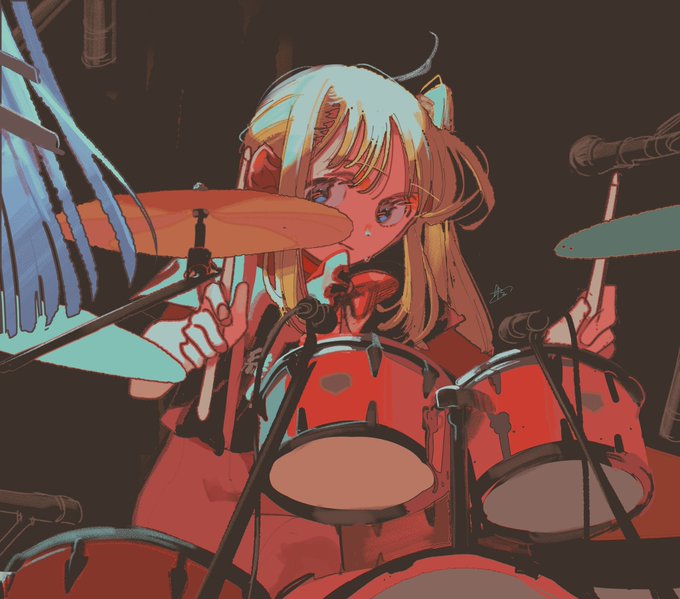 「drum set」 illustration images(Latest)｜2pages