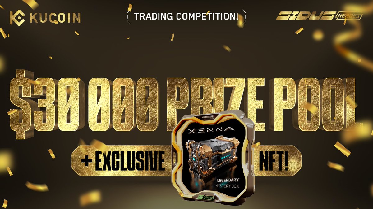galaxy_sidus's tweet photo. 🔥 Trade $SIDUS / $USDT on @kucoincom NOW! https://t.co/HOHZM4Zux2

💸 Trading Competition! Top-50 traders by March 3 will share a Prize Pool of $30,000! + EXCLUSIVE Robot NFTs! More cool events: https://t.co/sPfe1YrN5d

💬 your MM! 200 💕 &amp; we draw 10,000 $SIDUS!
#sidus #token https://t.co/9bJaWdYncT