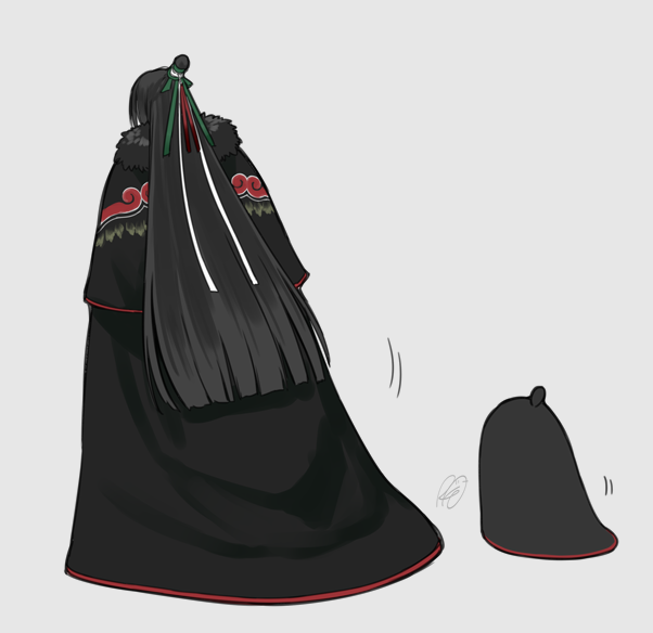「black cloak ribbon」 illustration images(Latest)