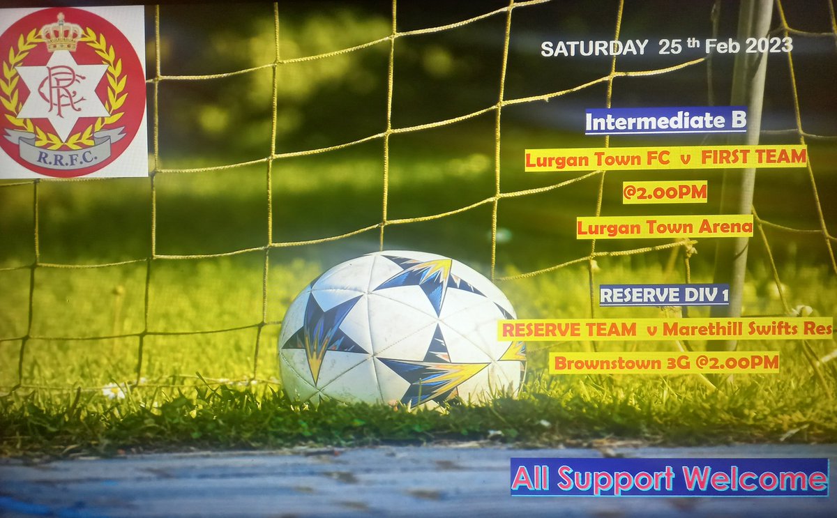Saturdays Fixtures