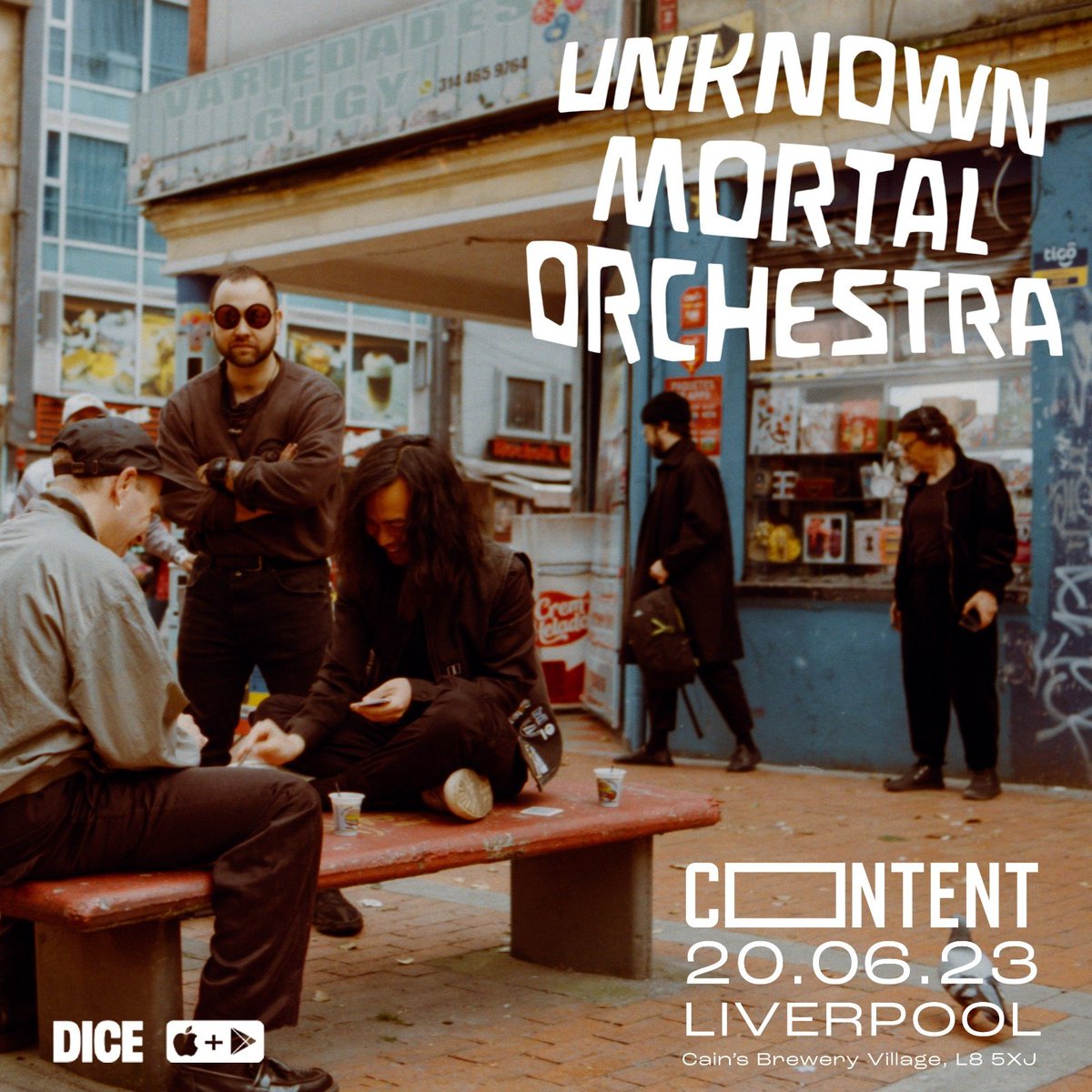 Our friends at CONTENT have announced the wonderful @UMO Unknown Mortal Orchestra will play the <a href="/baltictriangle/">Baltic Triangle</a> venue on 20th June.

Tickets are onsale now via DICE - link.dice.fm/q1a56c7796c1