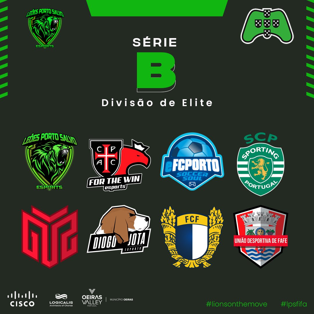 🏆 A ELITE 🏆

Conhecidos os adversários para a fase regular do #FPFMasters ! 🔥

Tarefa difícil para chegar aos Playoffs mas vamos trabalhar para conseguir lá chegar 👊🦁💚

#lionsonthemove #lpsfifa #FIFA23