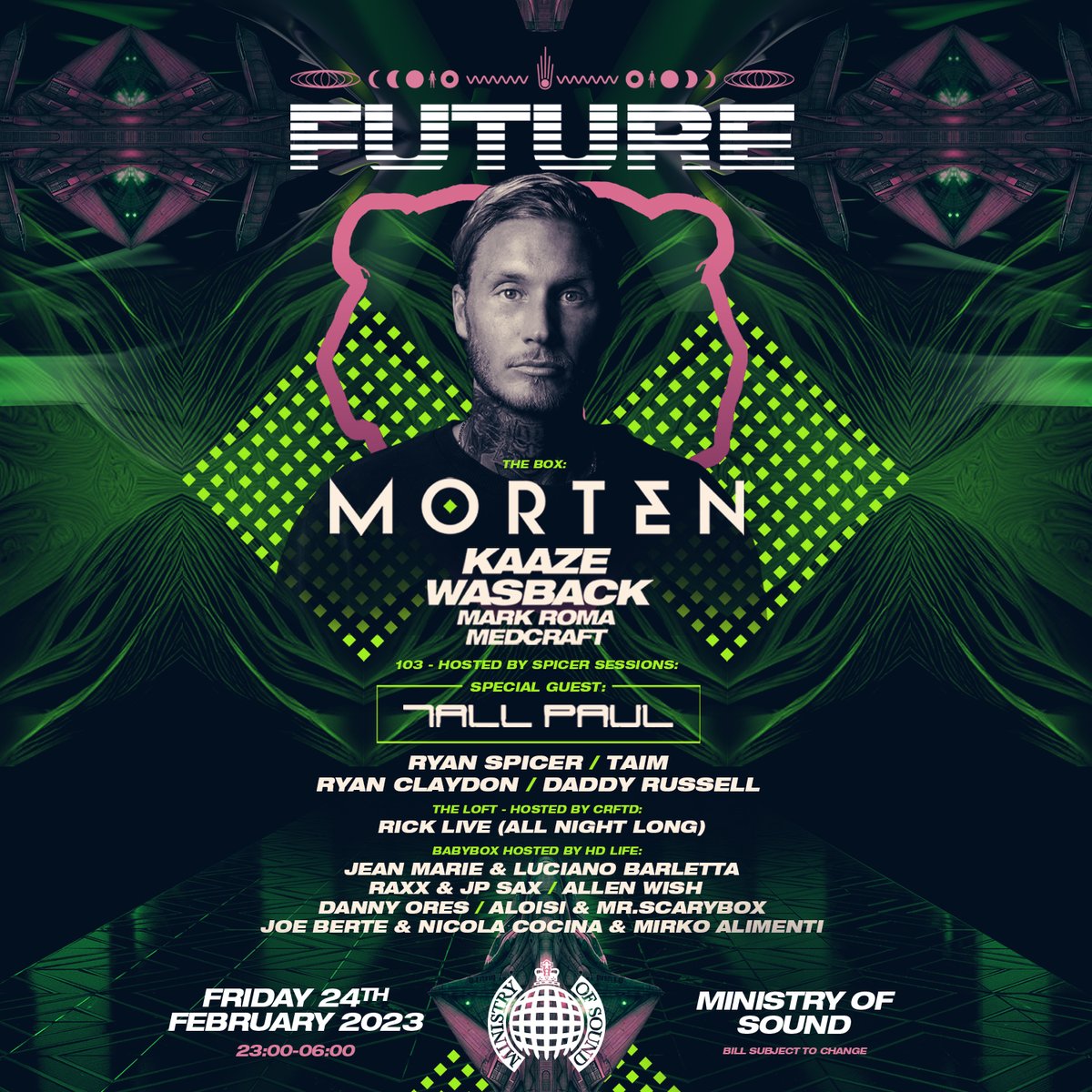 All roads lead to <a href="/MORTENofficial/">MORTEN</a> tonight!
Final tickets: linktr.ee/ministryofsoun…