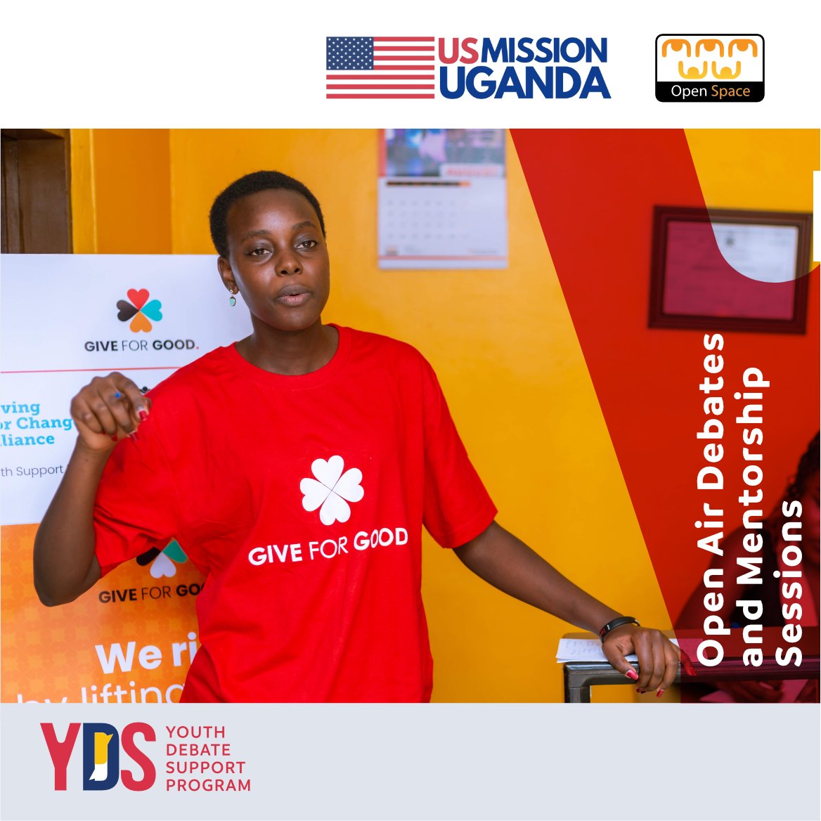 OpenSpaceUganda's tweet photo. Our Friday afternoon is interesting as we prepare for our first debate and mentorship series at Baptist high school Kitebi.

We shall have open-air debates as a module for promoting civic participation through interesting motions, just as we did yesterday in the community. 
#YDS https://t.co/eEBjzI0eS0