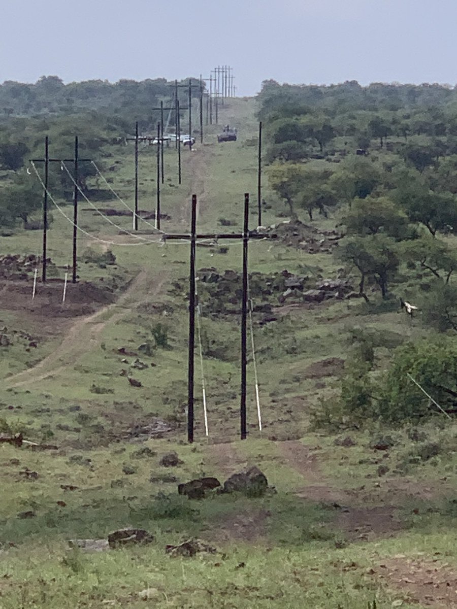 GabaakeGG's tweet photo. On-site 23rd Feb. 2023
Transmission line progression well. https://t.co/U6L1E431eP