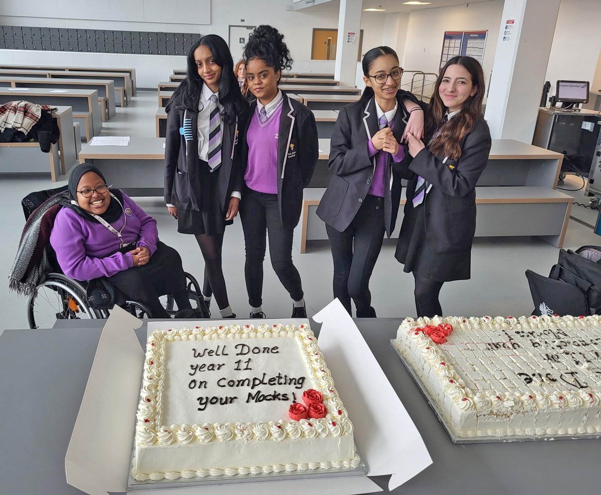 Well done to our Year 11's after their hard work during their Mocks. You make us all proud!