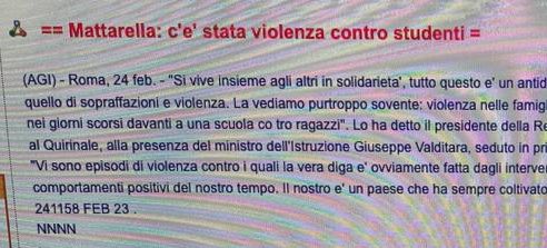 Il governo non ha parlato del pestaggio di Firenze. Il ministro se l’è presa con la preside che lo condannava. Le anime belle finto moderate ma solo conformiste hanno detto che chi si indigna esagera. Poi, per fortuna, è arrivato Mattarella