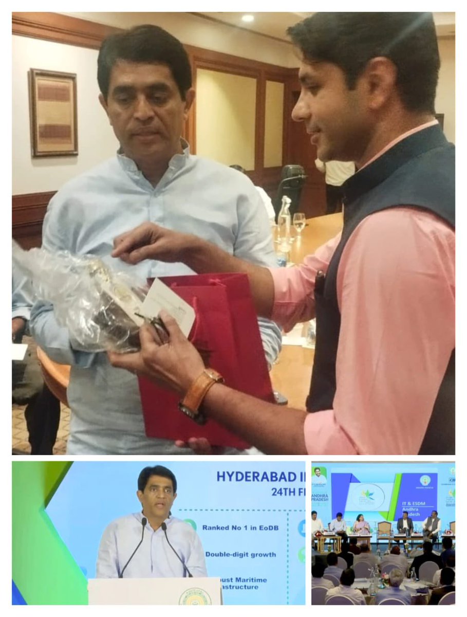 Had the honor of meeting 
Hon' ble Minister for Finance <a href="/BugganaRaja/">Buggana Rajendranath</a> on the sidelines of the  #HyderabadIndustryMeet organised by the Andhra Pradesh Government as it hosts the #AP Global Investors Summit in Vizag on 3-4th March. #APGIS2023