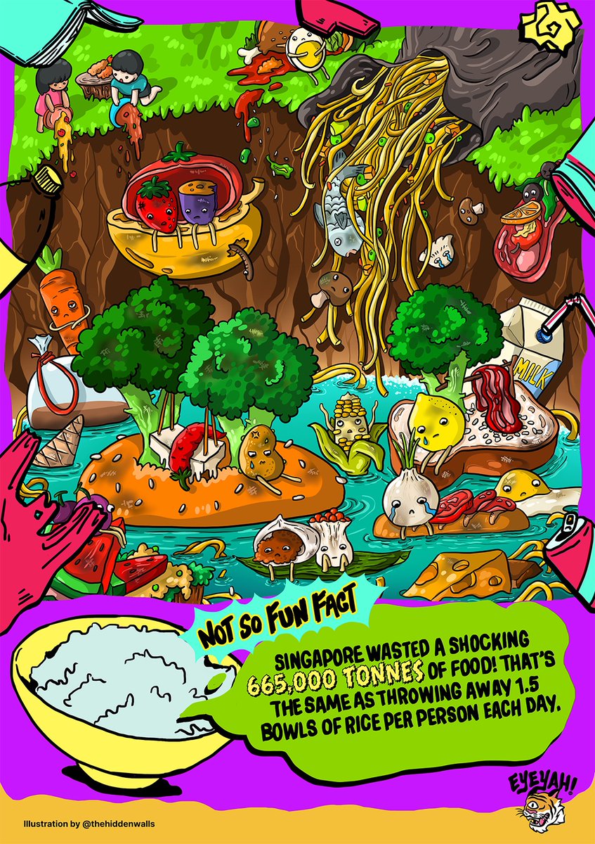 EYEYAH! (@eyeyahmag) on Twitter photo The next in a series of posters to be put up around schools in Singapore looking at sustainability. This wonderful not so fun fact was illustrated by <a href="/thehiddenwalls/">The Hidden Walls</a> The next in a series of posters to be put up around schools in Singapore looking at sustainability. This wonderful not so fun fact was illustrated by <a href="/thehiddenwalls/">The Hidden Walls</a>