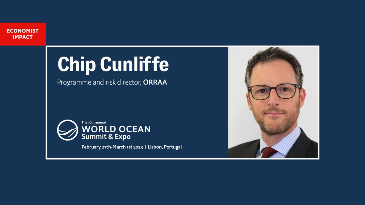 🚨 <a href="/TheEconomist/">The Economist</a>'s 10th Annual World Ocean Summit starts on Monday

ORRAA's Executive Director, <a href="/karen_sack/">Karen Sack</a> &amp; Programme and Risk Director <a href="/chipc27/">Chip Cunliffe</a> are speaking  on the urgent need to support local coastal communities and conservation in the Global South🤝

#BackBlue