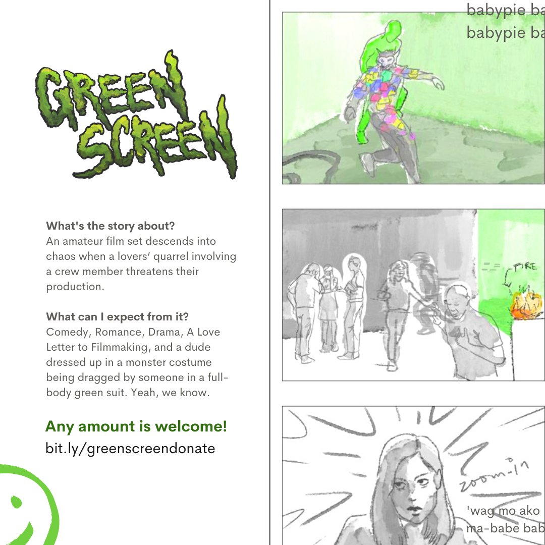 Green Screen? Diba 'yun yung palaging ginagamit ng Marvel? Charing

Find out what we're cooking for you in this comedy meta-mockumentary ala The Office, Parks and Rec, and Shrek 2 (mostly the green stuff).

Help fund our film here: bit.ly/greenscreendon…