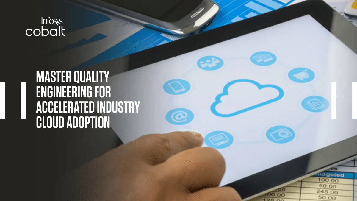 Infosys's tweet image. A robust #qualityengineering framework lays the foundation for every successful #IndustryCloud migration.
Here is a view on 4 best practices to combat barriers to cloud-led transformation by Krishna Seshadri, Arvind Sundar, and Sriram Srinivasan - infy.com/3ksCCi4