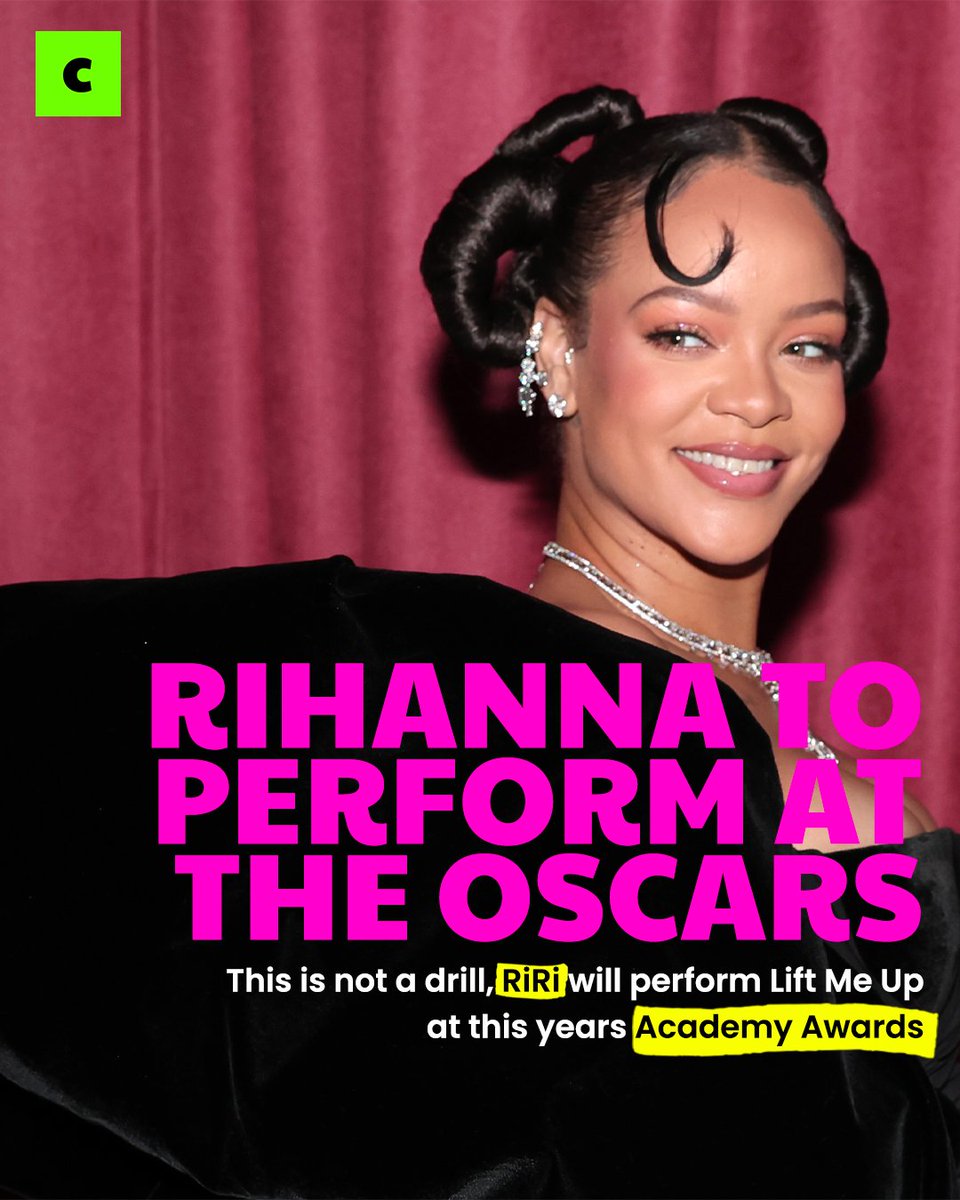 CuriouslyMedia's tweet photo. RiRi is everywhere at the moment and I'm all here for it 🙌
#Rihanna #RiRi #LifeMeUp #Oscars https://t.co/wnYiO73WUm
