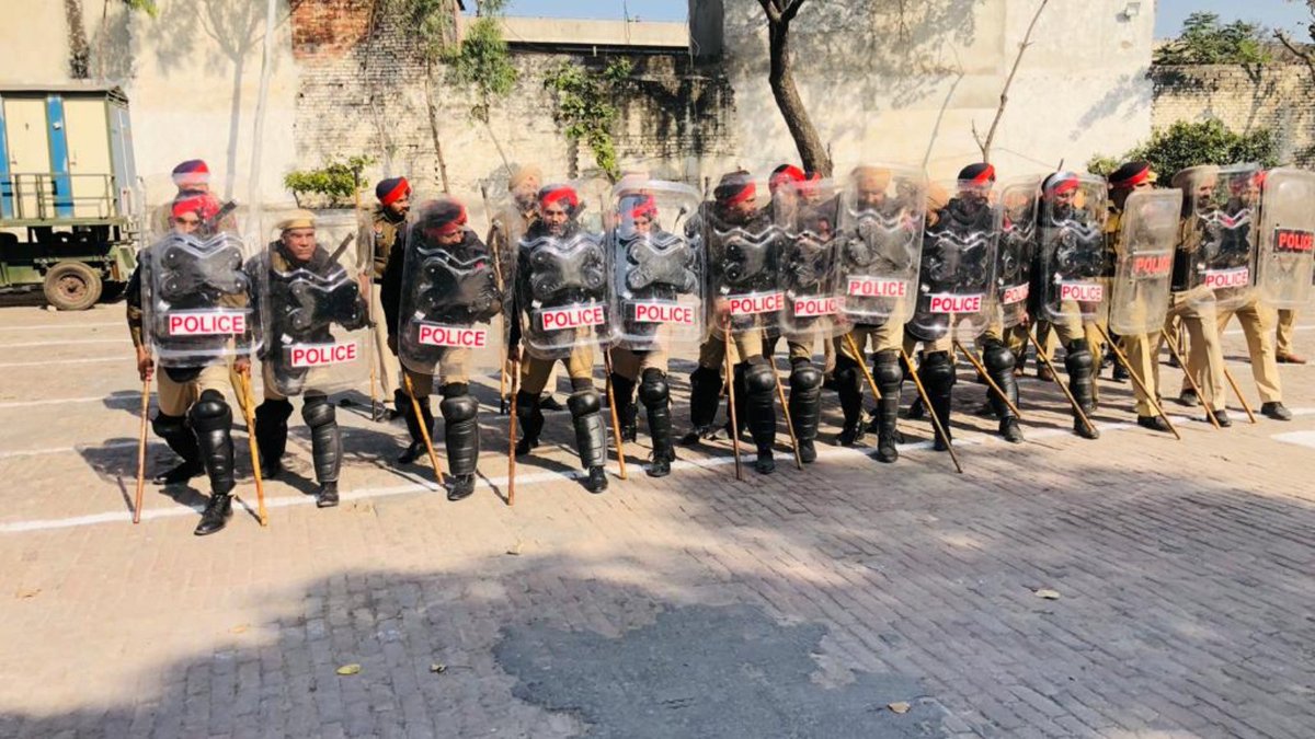 Khanna Police on Twitter "Antiriot mock drill was conducted by Khanna