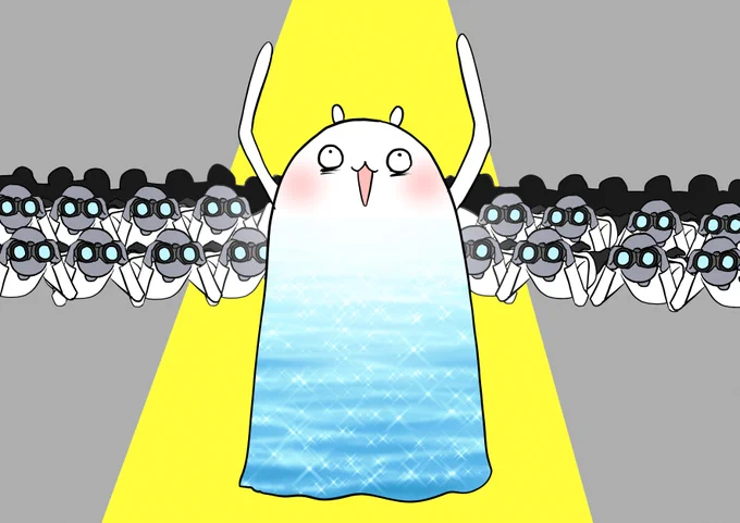 とうとう一万人にウォッチされることになった謎生物ライムさん。(pixivウォッチリスト) 