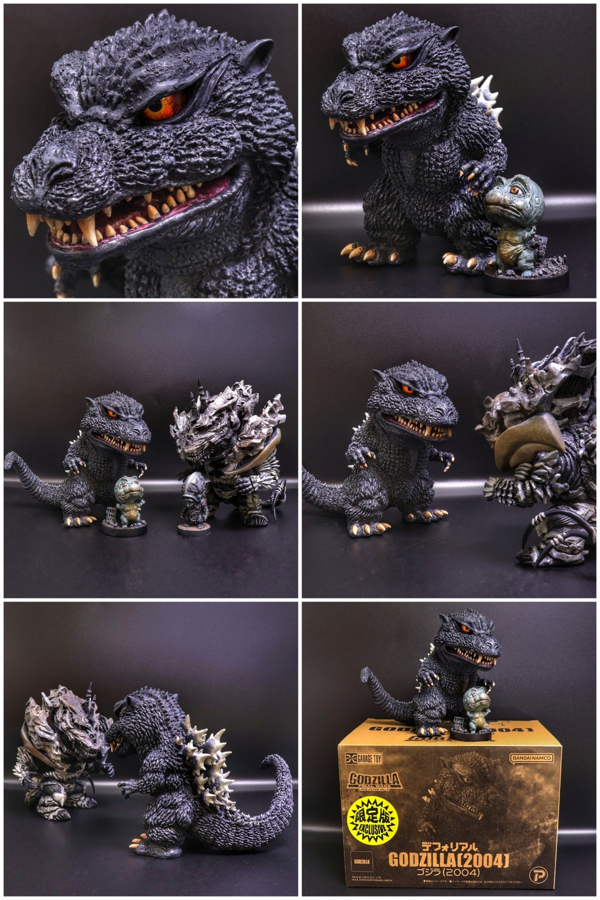 PuCN　ゴジラ2004 3個 S.H.MonsterArts ゴジラ (2004) | 魂ウェブ