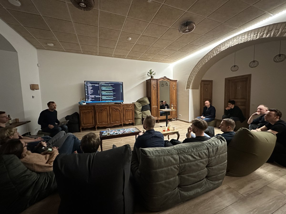 flutterlt's tweet image. Yesterday we had our first in-person #Flutter Vilnius meetup 🎉
And... it went much better than I thought! Approachable and open-minded people enabled insightful discussions, knowledge-sharing sessions or just casual conversations.
See you all at future events!
#FlutterForward