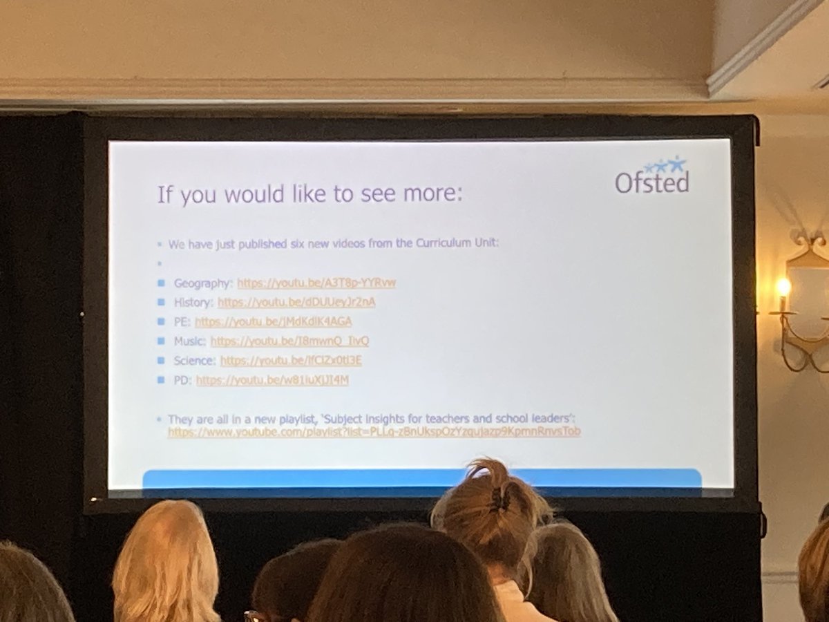 Day 2 of the #Haveringhtconf2023 - ‘Leading Together’ - Listening to Caroline Dulon, RD and SHMI for London <a href="/Ofstednews/">Ofsted</a> talk about effective curriculum, learning and memory