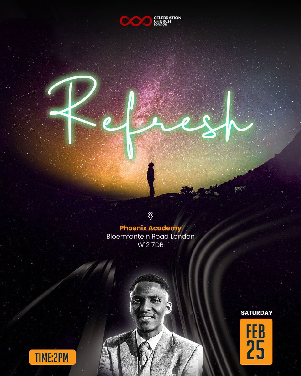 cci__london's tweet photo. Tomorrow we pray!🗣️❤️‍🔥

Here's a special invitation to our monthly prayer meeting tagged "REFRESH!". 

Join us as we make power available to birth tremendous results this Saturday! 

📍VENUE: Phoenix Academy Bloemfontein Road, London, W12 7DB.

⏰ TIME: 2PM [GMT]

See you! https://t.co/SWqx8fOgDu