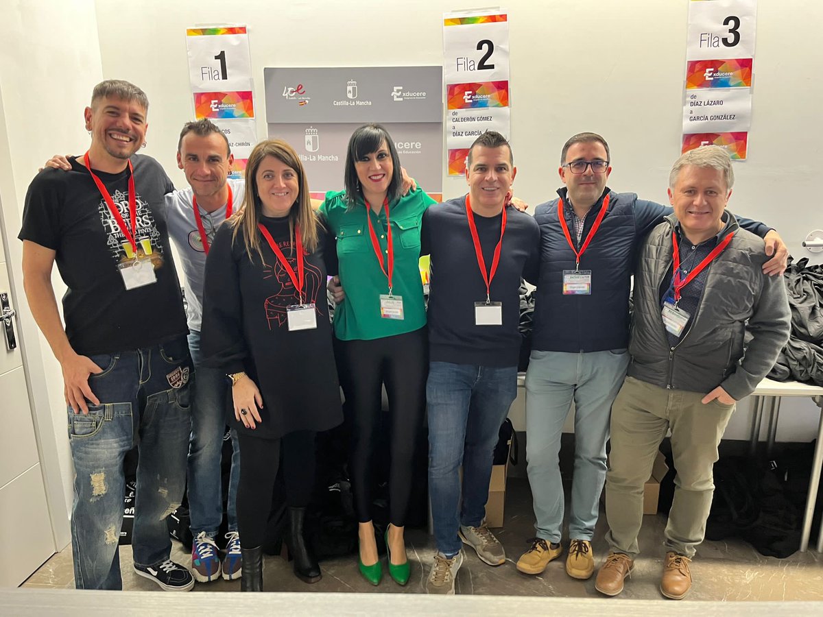 catinagui's tweet photo. Todo listo para disfrutar en  #Exducere2023 con equipazo Albacete @croncero @trichinchilla @CRFPCLM Deseando verte @mpmerinogascon https://t.co/f5jCn0sD98