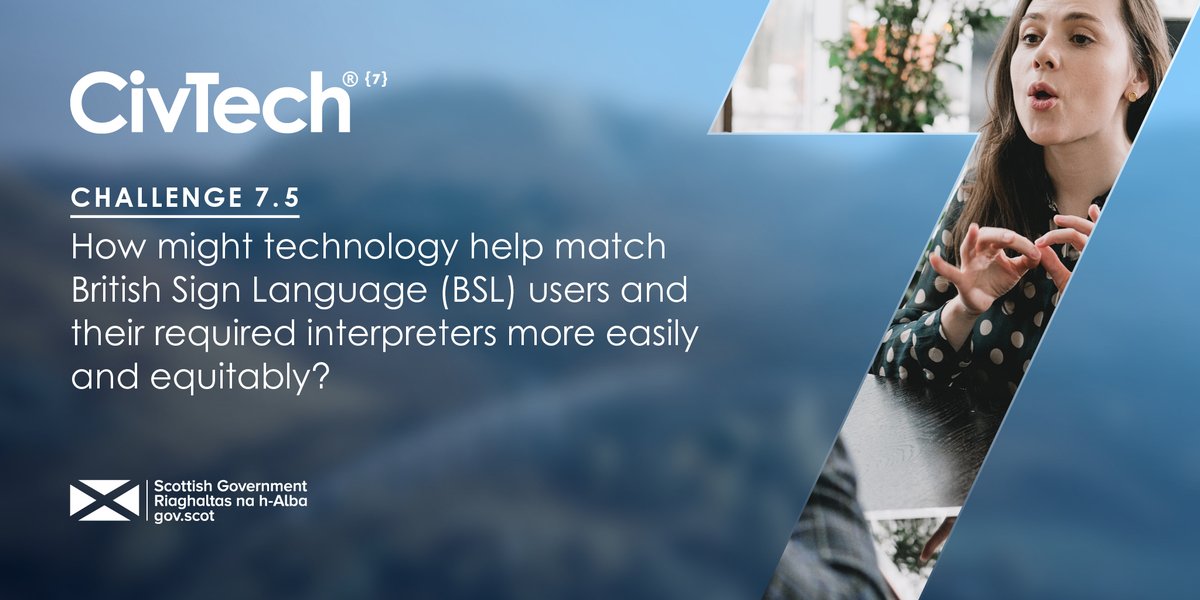 CivTechScotland's tweet image. @DeafAction presented their solution to Challenge 7.5. They created a platform to make it more straightforward and inclusive to book a BSL interpreter. 
Watch their pitch here- bit.ly/3SnIs0p  

#BSL #CivTech7 #DemoDay #TechForGood @ScotGovEquality