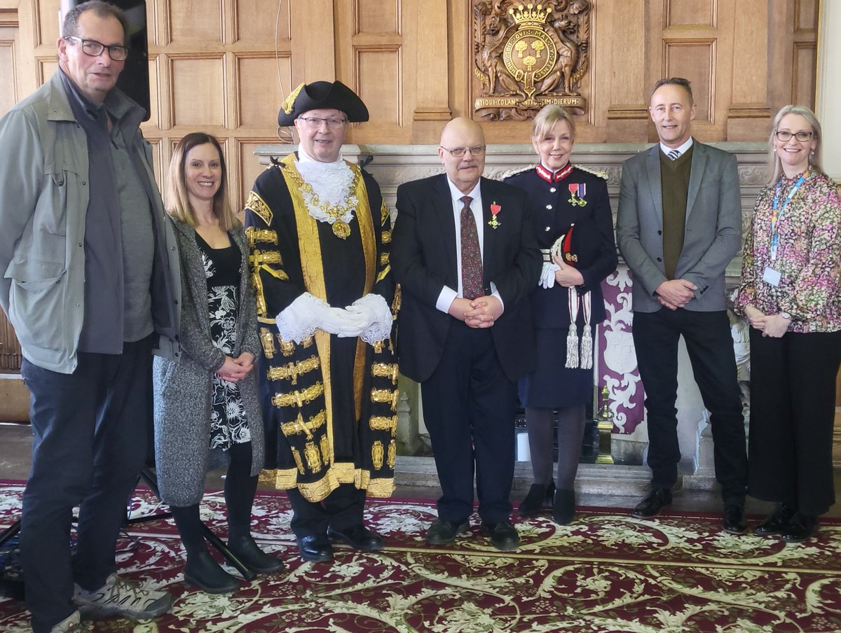 🎖️ Gus Cairns, Chair of the West Cheshire Autism Hub, was formally presented with his MBE at Chester Town Hall yesterday.

😁 He has used his lived experience to give so much to the autistic community over many years.

👏 Well done, Gus! Very well deserved!