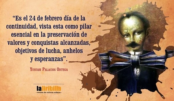 Es el 24 d febrero día d la continuidad, pilar esencial en la preservación d valores y conquistas alcanzadas, anhelos y esperanzas; como acto d superación d un proceso d construcción colectiva, d sacrificios y asunción crítica d una tradición revolucionaria #MejorEsPosible