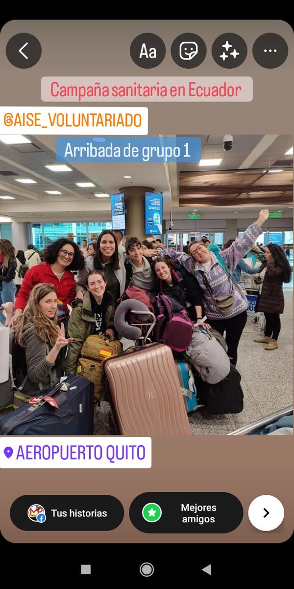ASOCIACIONAISE's tweet photo. Campaña sanitaria en Ecuador.
Arribada del grupo 1 en perfectas condiciones a Quito -Ecuador.
Enhorabuena 👏. https://t.co/NbZIYRA0ej