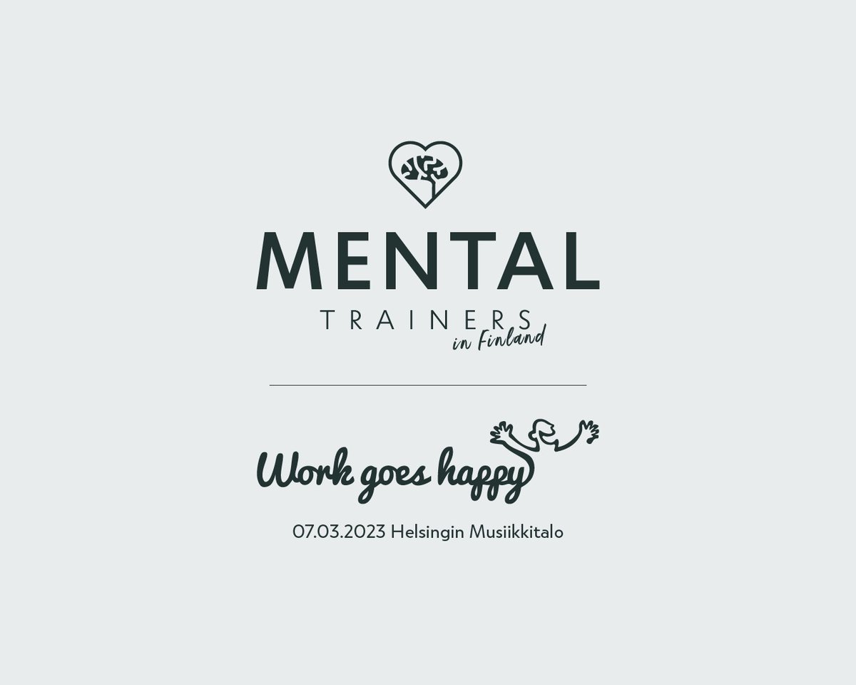 mentaltrainers's tweet photo. 👉 Suomen suurin työhyvinvointitapahtuma Work goes happy Helsinki järjestetään 7.3.2023 Helsingin Musiikkitalolla.

Suomen Mentaalivalmentajien liitto on mukana tapahtumassa. Nähdään Helsingissä 👀 https://t.co/GbW0euzxnY