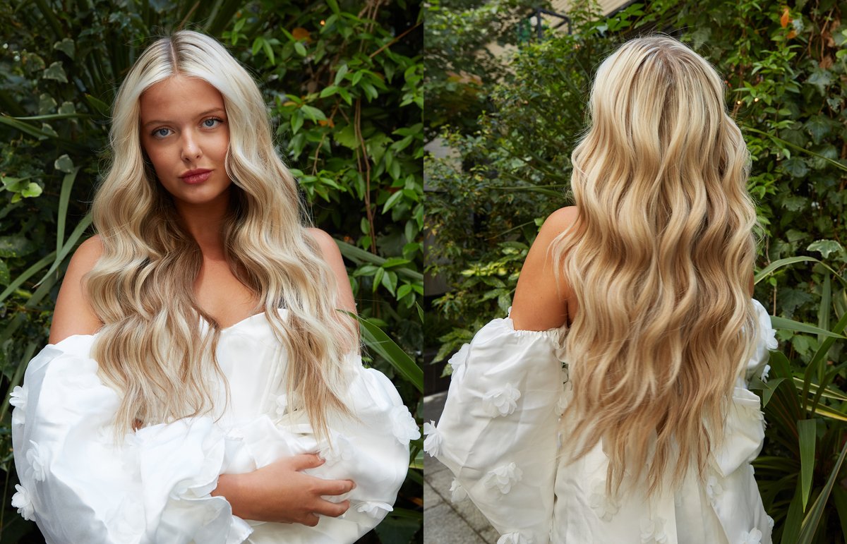 Achieve perfectly defined curls with added volume ready for your big day with natural looking hair extensions! ✨❣️

#WeddingHair #HairExtensions