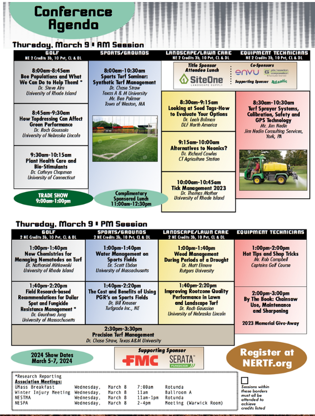 New England Regional Turfgrass Foundation tweet media