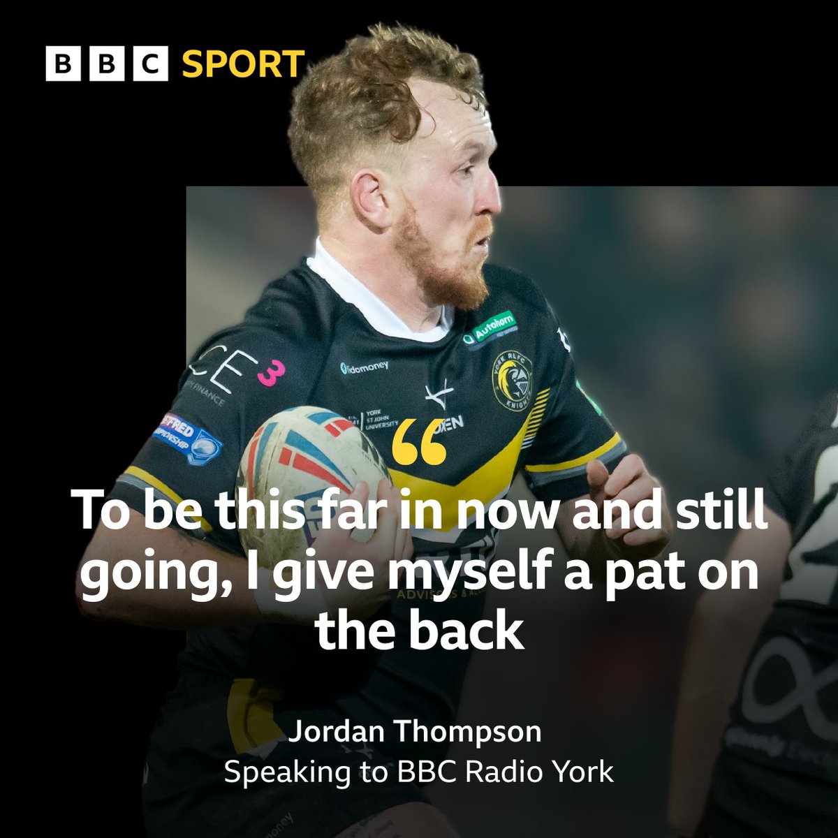 BBCYorkSport's tweet image. 🏉 He's on the verge of a career milestone 🏉

@YorkRLFC forward @Jordythomp will notch up 300 career appearances if selected this weekend.

He's been telling @BBCYork he's still got a couple of hundred more in him!

👇

bbc.co.uk/sounds/play/p0…