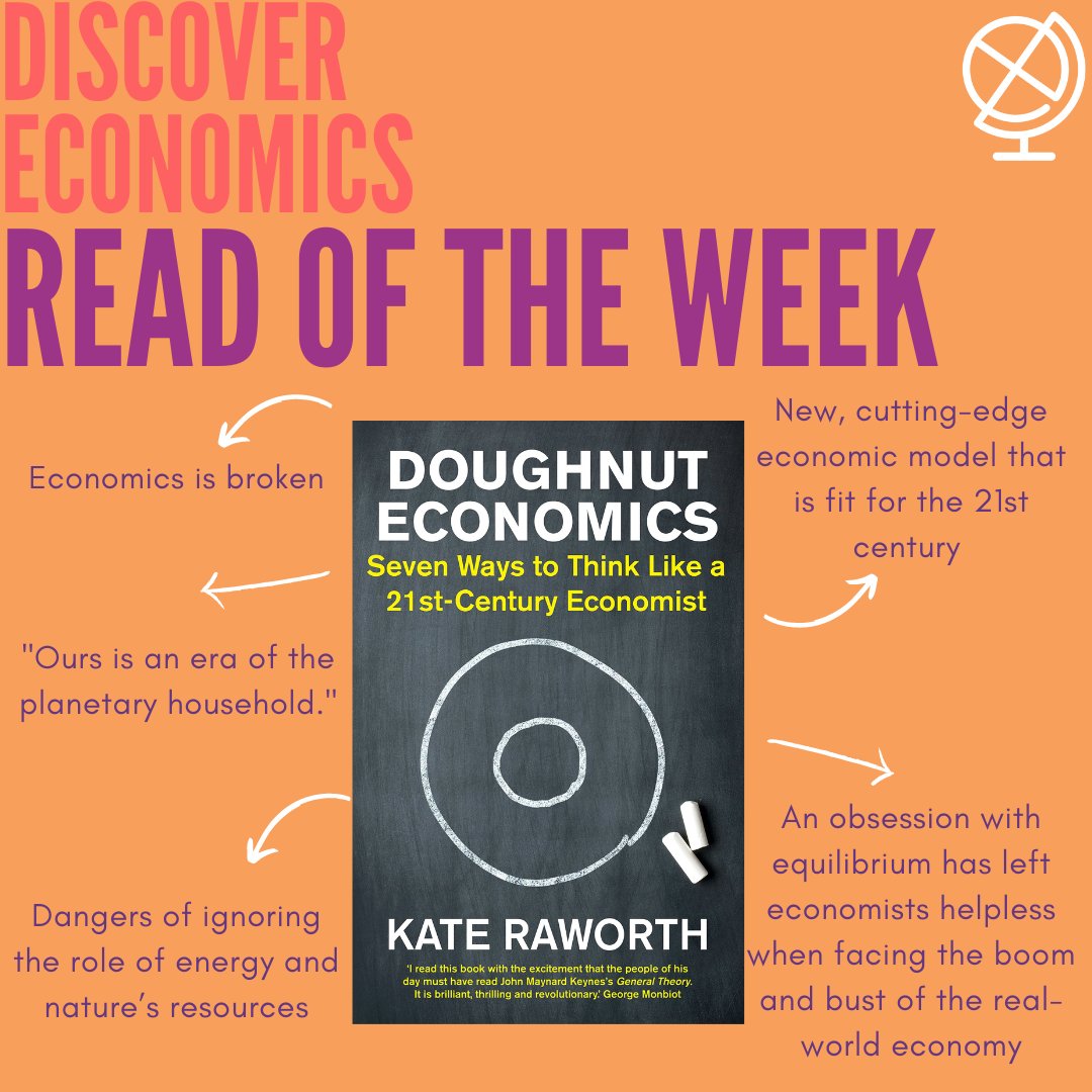 Looking for your next book? Our #readoftheweek is 'Doughnut Economics' by @KateRaworth - a fantastic choice if you're looking to understand the world a little better!

#economics #studyeconomics #econ #economicsbooks #teacherresources #schoolresources