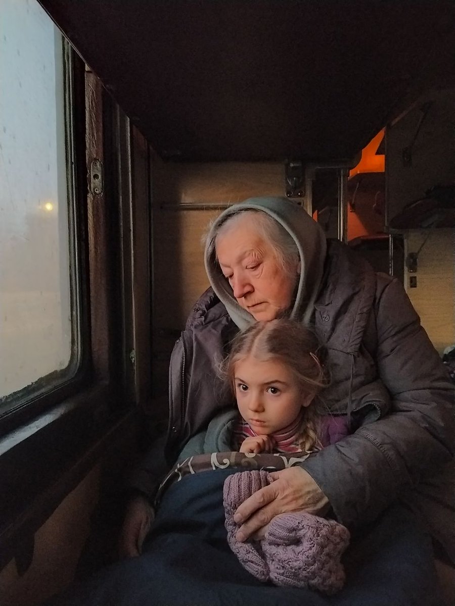 Frogwares's tweet photo. "During the two-day trip all around me I could see people who’d had to make similar choices. You could see it on their faces. Sheer emotional shellshock" https://t.co/6UZREURRGW