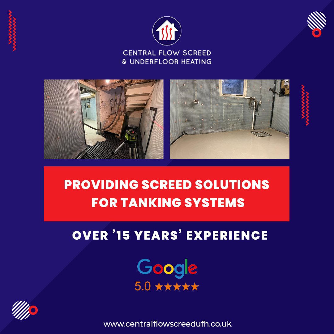 Protect your space with our top-notch screed solutions for tanking systems!

 01527 337023
 sales@centralflowscreedufh.co.uk

#floorscreed #screeding #screed #floorlayer #construction #build #flooring #underfloorheating #ScreedSolutions #TankingSystems #Waterproofing