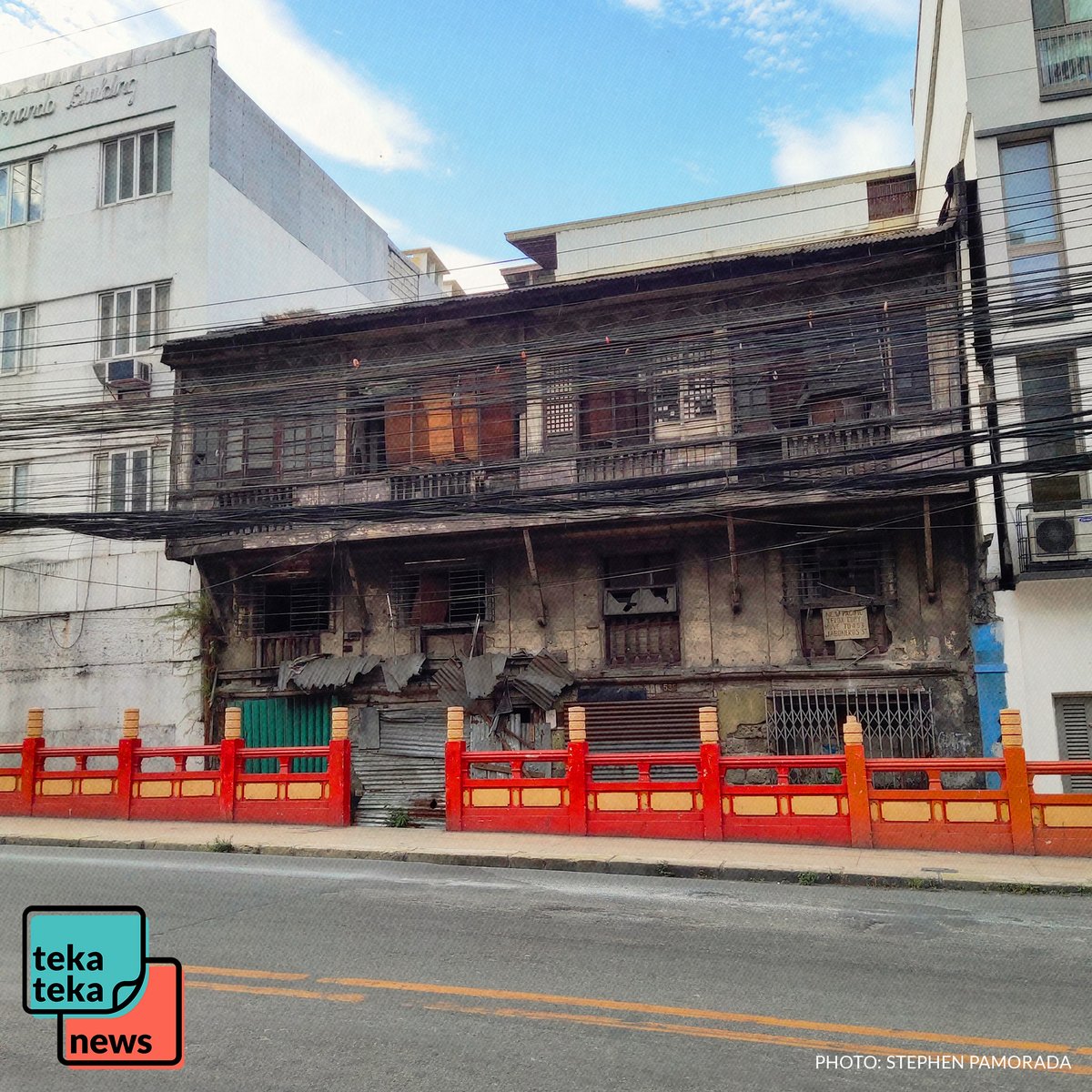 TekaTekaPod's tweet photo. The Panciteria Macanista de Buen Gusto in Manila’s iconic San Nicolas district figured in Jose Rizal’s El Filibusterismo — but why has it not been recognized as a historical landmark? Join us on this audio walking tour of this important heritage structure. https://t.co/6ueo9aivjB https://t.co/dauAlLCeyn