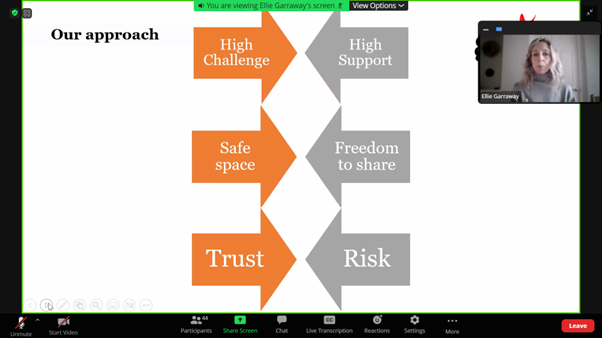 grit_2017's tweet photo. At the @QAAtweets Quality Insights Conference with our own @elliegarraway1 on challenging students around areas where they feel stuck, myths and realities on finding commonality to generate community

#QIconference23 https://t.co/PYcXqLUz83